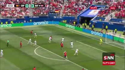 گل زیبای اسپانیا روی یک حرکت تیمی / اسپانیا 1 - 0 اتریش
