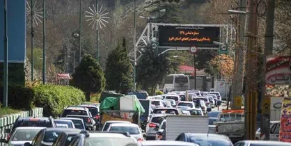 یکطرفه شدن جاده چالوس از ساعت ۱۶