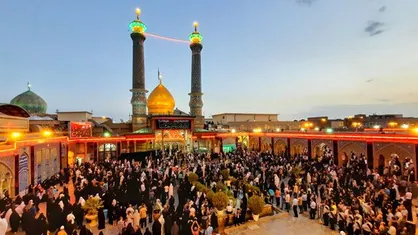 سوگواری دهه اول ماه محرم در بارگاه ملکوتی حضرت عبدالعظیم(ع)