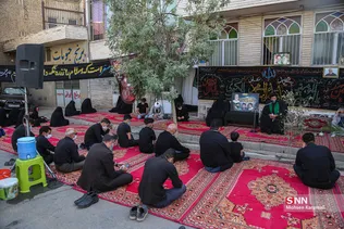 روضه خانگی در جوار خانه مادر شهید / قم