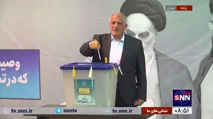 محسن هاشمی رئیس اسبق شورای اسلامی شهر تهران دقایقی قبل با حضور در حسینیه جماران در چهاردهمین دوره انتخابات ریاست جمهوری شرکت کرد