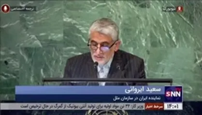 سعید ایروانی: سازمان ملل ابزاری در دست برخی کشورها شده است