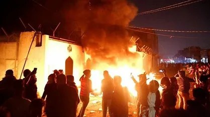 آتش&zwnj;سوزی مجدد در کنسولگری ایران در نجف مهار شد
