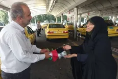 بازدید میدانی مدیرعامل سازمان تاکسیرانی شهر تهران از پایانه‌های تاکسی