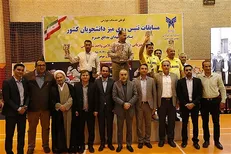 دانشجویان خوزستانی مقام دوم مسابقات تنیس روی میز دانشگاه آزاد را کسب کردند