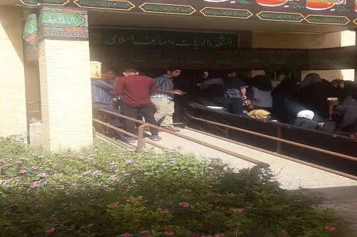 موکب دانشجویی دانشکده الهیات در دانشگاه شهید چمران اهواز برپا شد