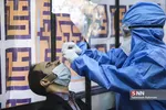 انجام تست سریع کرونا در مترو شوش تهران
