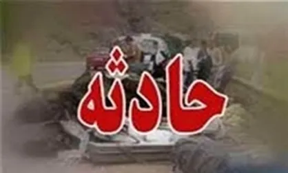 مصدومیت ۵ نفر به دلیل سقوط سمند از پل در کرمان