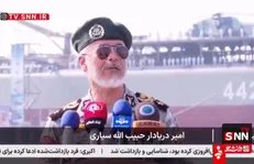 دریادار سیاری: حضور ایران در خلیج عدن نشانه نیروی دریایی قوی و مقتدر است + فیلم