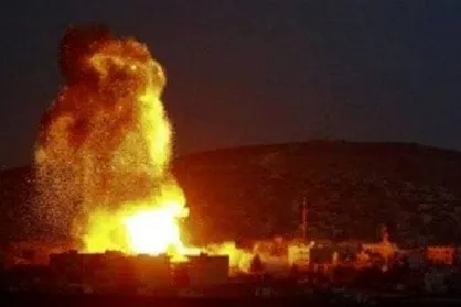 شنیده شدن صدای انفجار مهیب در حلب سوریه + فیلم