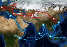 کمربندی که شرق جهان را از طریق تهران به انگلیس متصل می‌کند! / اسرائیل و اردوغان بدنبال حضور در ابر پروژه قرن ۲۱ام چین