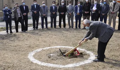 عملیات عمرانی ساختمان موزه و پژوهش سرای دانشگاه فرهنگیان مشهد آغاز شد