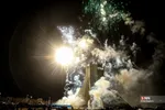 نور افشانی در شب سالگرد پیروزی انقلاب اسلامی