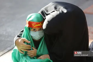 سوگواره ریحانه الحسین(ع) در حرم بانوی کرامت 