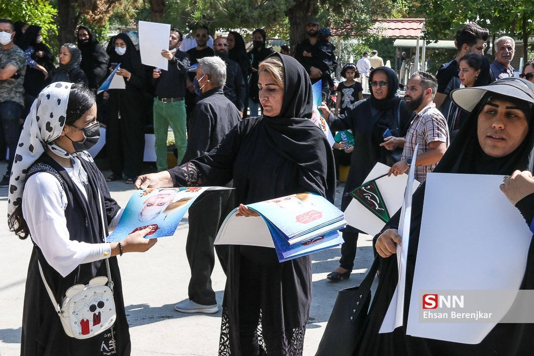 تشییع و خاکسپاری «شهید عبدالله اسکندری» در شیراز