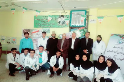 بازدید معاون فرهنگی و دانشجویی دانشگاه علوم پزشکی جیرفت از محل برگزاری اردوی جهادی
