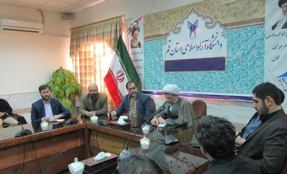آیین تکریم و معارفه مسئول بسیج دانشجویی دانشگاه آزاد قم برگزار شد