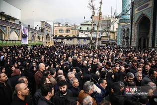تشییع پیکر ۳ تن از شهیدان سانحه هوایی