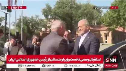 استقبال رسمی نخست وزیر ارمنستان از رئیس جمهوری اسلامی ایران