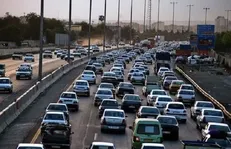 ترافیک پرحجم در آزادراه‌های استان قزوین