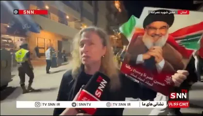 بانوی مسیحی لبنانی: او مثل مسیح روی زمین بود&hellip; سید حسن نصرالله ناجی ما بود + فیلم