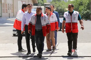 بارگیری محموله دارو و تجهیزات جهت ارائه خدمات درمانی به زائرین حج ۹۸