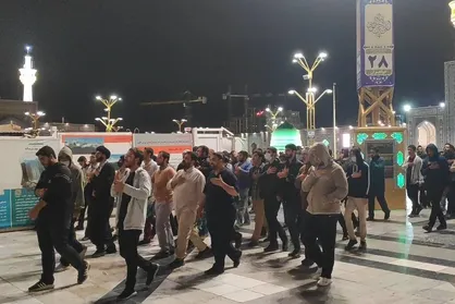 برگزاری راهپیمایی خودجوش دانشجویان دانشگاه خواجه نصیر در واکنش به حمله تروریستی در شاهچراغ (ع)