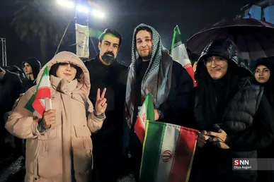 تجمع شبانه ضد آمریکایی - صهیونسیتی مردم گرگان