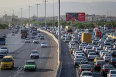 ترافیک سنگین در آزادراه‌های قزوین–کرج–تهران استان البرز