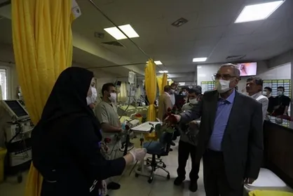 بازدید سرزده عین&zwnj;اللهی از بیمارستان بهارلو