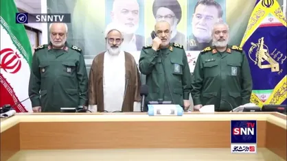 لحظه اعلام رمز عملیات وعده صادق۲ و گفت گوی تلفنی با رئیس جمهور
