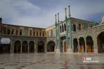 حرم مطهرحضرت معصومه (س) در روزهای شیوع کرونا