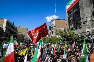 عزاداری مردم تهران در روز اربعین رهبر شهید انقلاب اسلامی(2)