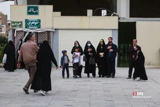  تحویل سال۱۴۰۱ در حرم حضرت معصومه(س)