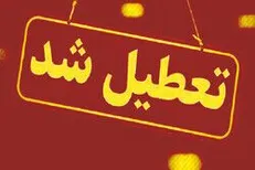 تمامی مراکز دولتی و غیردولتی استان البرز فردا ۲۲ دی‌ماه تعطیل است