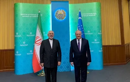 گفت&zwnj;وگوی ظریف و همتای ازبکستانی در تاشکند