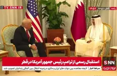 امیر قطر خطاب به ترامپ: حاضریم که تجارب خودمان در برگزاری جام جهانی را به شما منتقل کنیم + فیلم