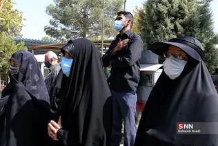 تشییع و تدفین پیکر پدر شهیدان موحد دانش در بهشت زهرا(س)