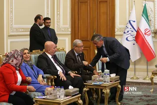 دیدار نائب‌‌ رئیس مجلس عراق با علی لاریجانی