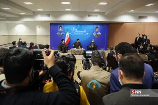 نشست خبری رئیس جمهور در قم