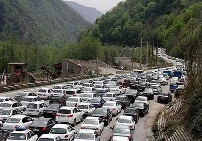 ترافیک سنگین در محور&zwnj;های شمالی کشور