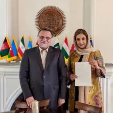 خانم بازیگر سفیر صلح و دوستی شد