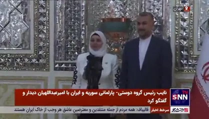 نایب رئیس گروه دوستی- پارلمانی سوریه و ایران با امیرعبداللهیان دیدار و گفتگو کرد