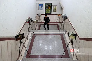 مراسم بدرقه زائران اربعین دانشگاه آزاد تهران جنوب