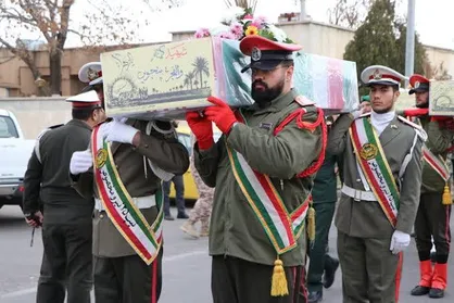 بهمئی میزبان پیکر مطهر پنج شهید گمنام دوران دفاع مقدس