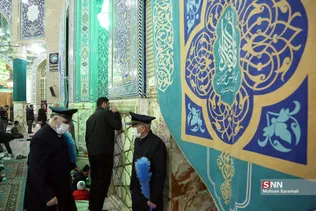 مسجد جمکران در شب نیمه شعبان 