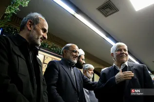 مراسم گرامیداشت شهید علی لاریجانی در مسجد بلال صدا و سیما