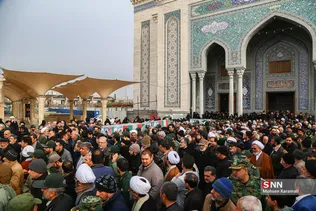 مراسم تشییع  پیکر 6 نفر از شهدای سانحه هوایی
