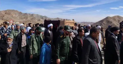 تشییع پیکر دانشجوی دانشگاه تهران در روستای درمیان خراسان&zwnj;جنوبی+ فیلم
