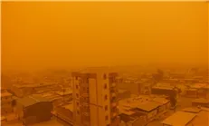 گرد و غبار آسمان خوزستان را فرا گرفت